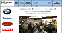 Desktop Screenshot of basinmotorcycleworks.com